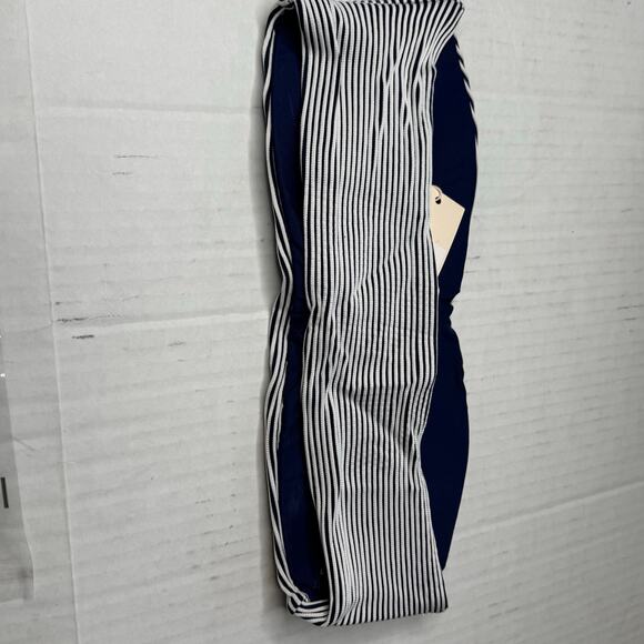 Eberjey Porto Bandeau Bikini Top - Blue White Stripe NWT Size Medium - Picture 6 of 7